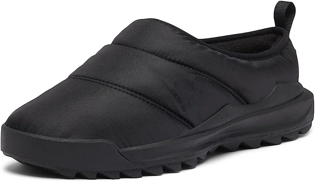 Sorel Women's ONA RMX Puffy Slip-On Shoes - Black, White - Size 10