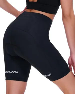 Sportneer Women Padded Bike Shorts - Bicycle Cycling Shorts for Womens Biking 4D Gel Padding for Mountain Bike and Road Bike