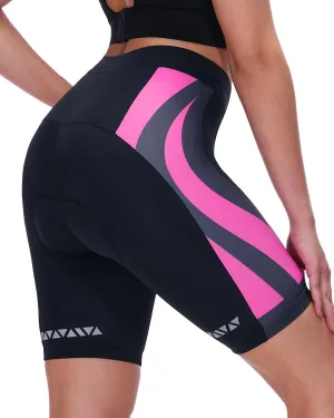 Sportneer Women Padded Bike Shorts - Bicycle Cycling Shorts for Womens Biking 4D Gel Padding for Mountain Bike and Road Bike