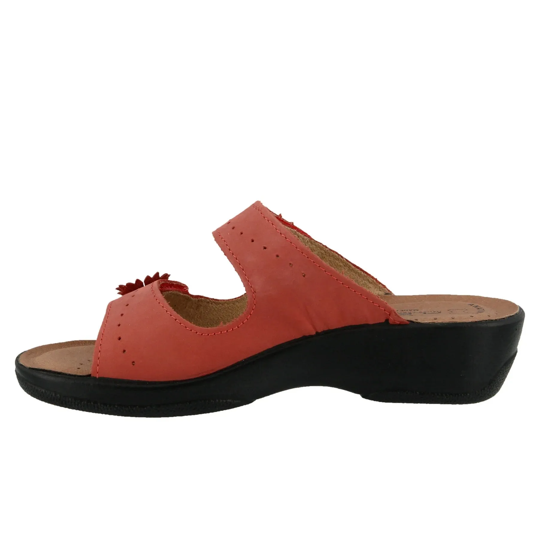 Spring Step Flexus Women's Faithful Slide Sandal Red