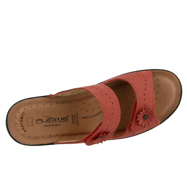 Spring Step Flexus Women's Faithful Slide Sandal Red
