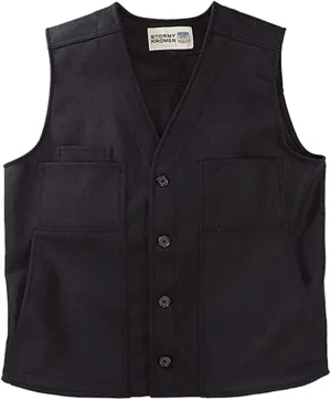Stormy Kromer Button Vest - Cold Weather Men’s Wool Vest
