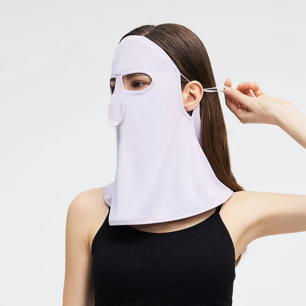 Sun Protection Face Mask Cooling Neck Gaiter Face Scarf Cover Balaclava Cloth Bandanas with Ear Loops SLF6M103T