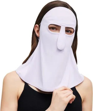 Sun Protection Face Mask Cooling Neck Gaiter Face Scarf Cover Balaclava Cloth Bandanas with Ear Loops SLF6M103T