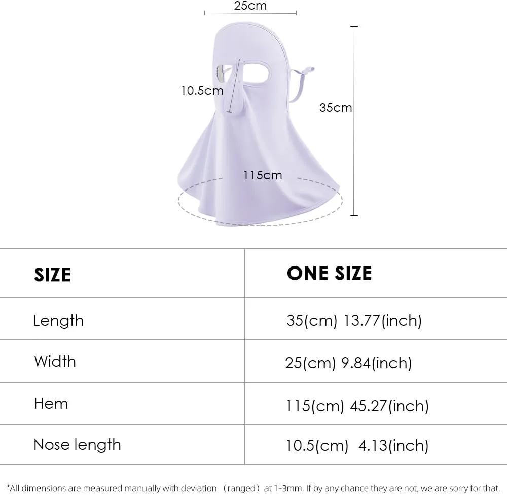 Sun Protection Face Mask Cooling Neck Gaiter Face Scarf Cover Balaclava Cloth Bandanas with Ear Loops SLF6M103T