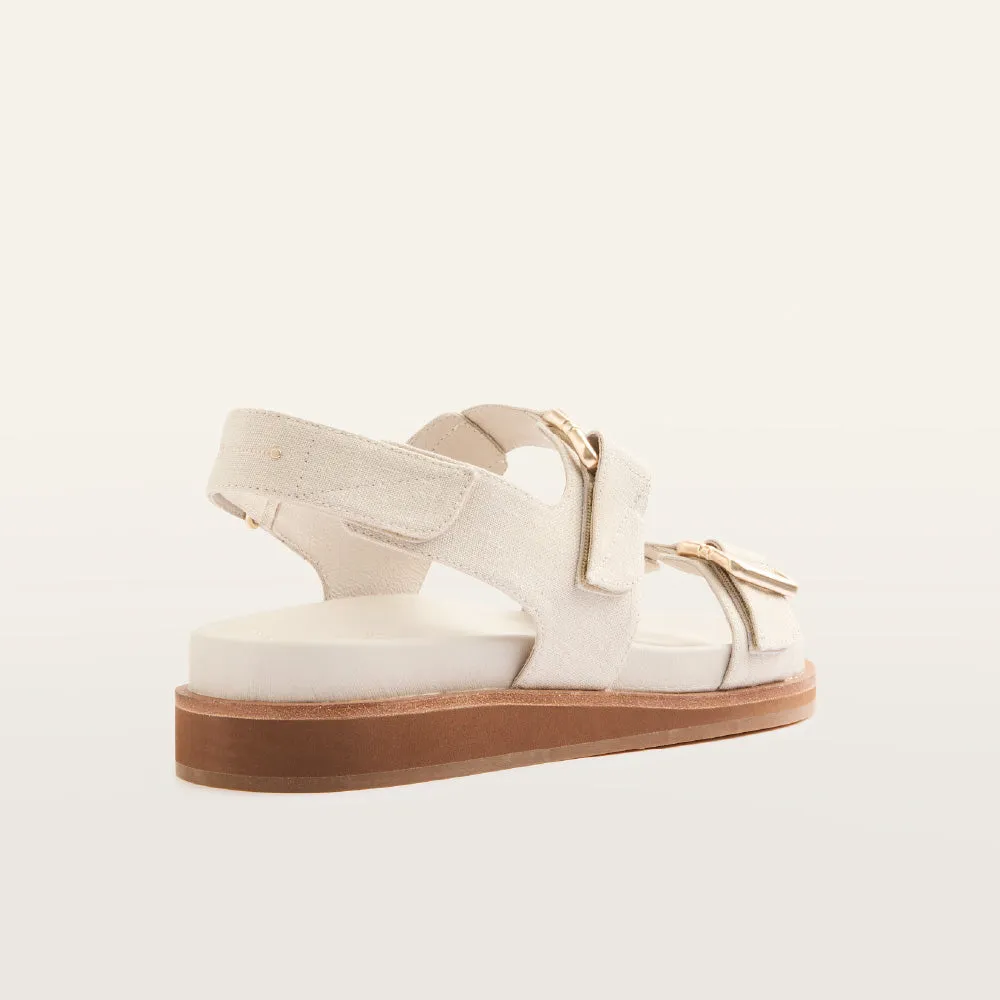 THOMPSON LINEN SANDAL || FRANKiE4