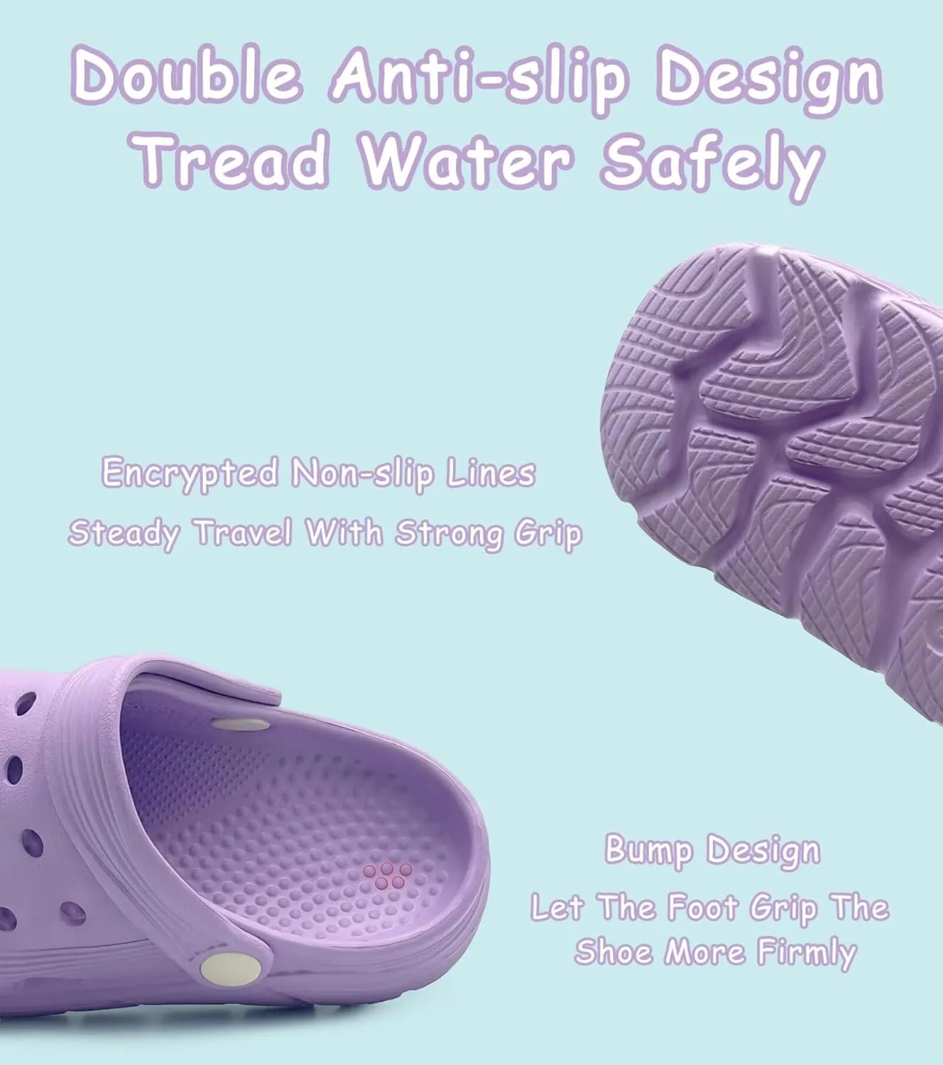 Toddler Kids Garden Clog Slip On Slide Sandals Beach Water Shoes