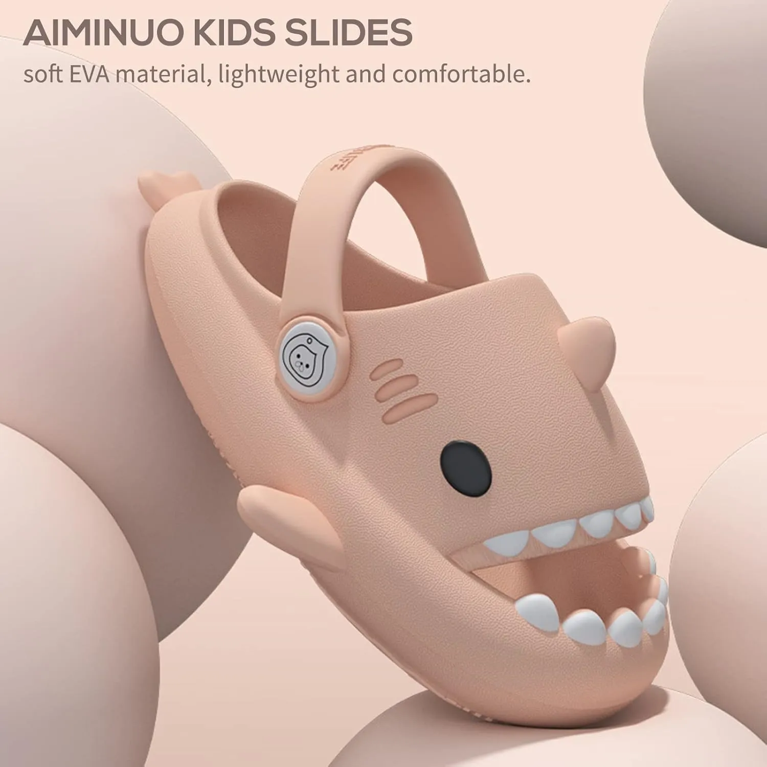 Toddler Little Kids Slides Sandals for Boys Girls Summer Slip-On Slide Slippers Sandals for Baby Kid Anti-slip Water Shoes