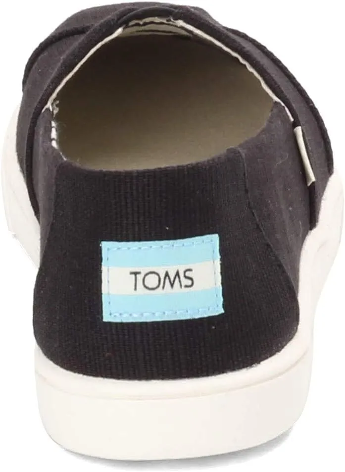 TOMS Womens Lena Embroidered Lace Up Sneakers Shoes Casual - Black