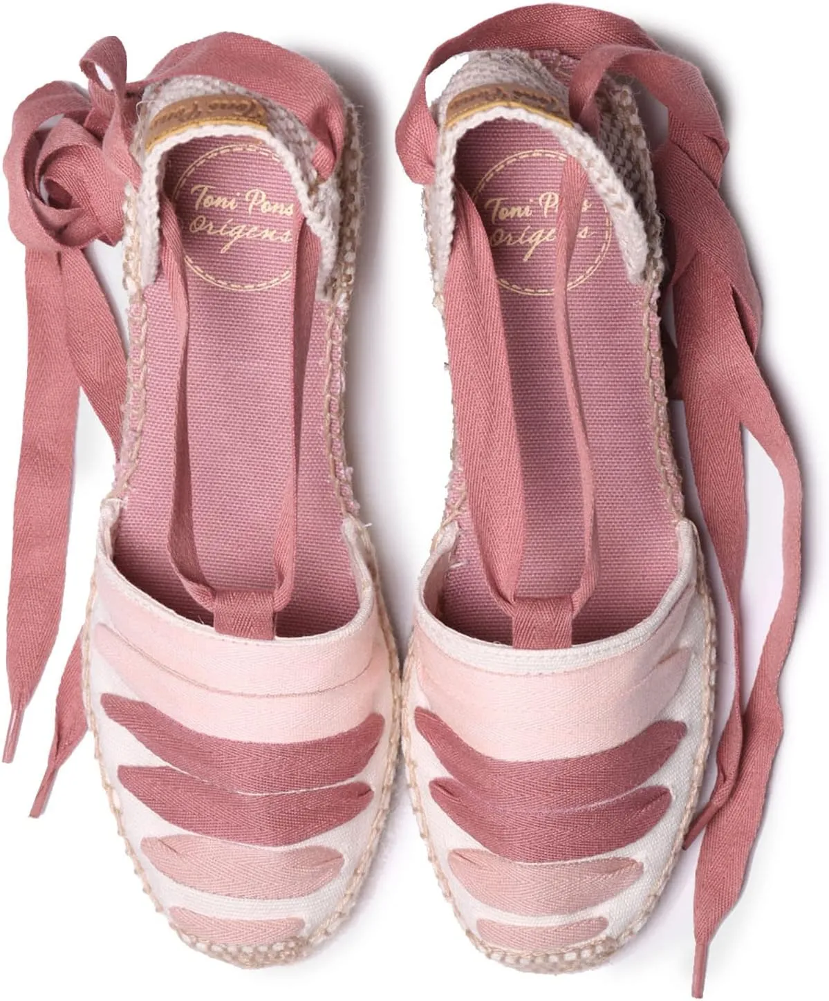 TONI PONS Viola Women's Vegan Wedge Espadrille made of cotton canvas.