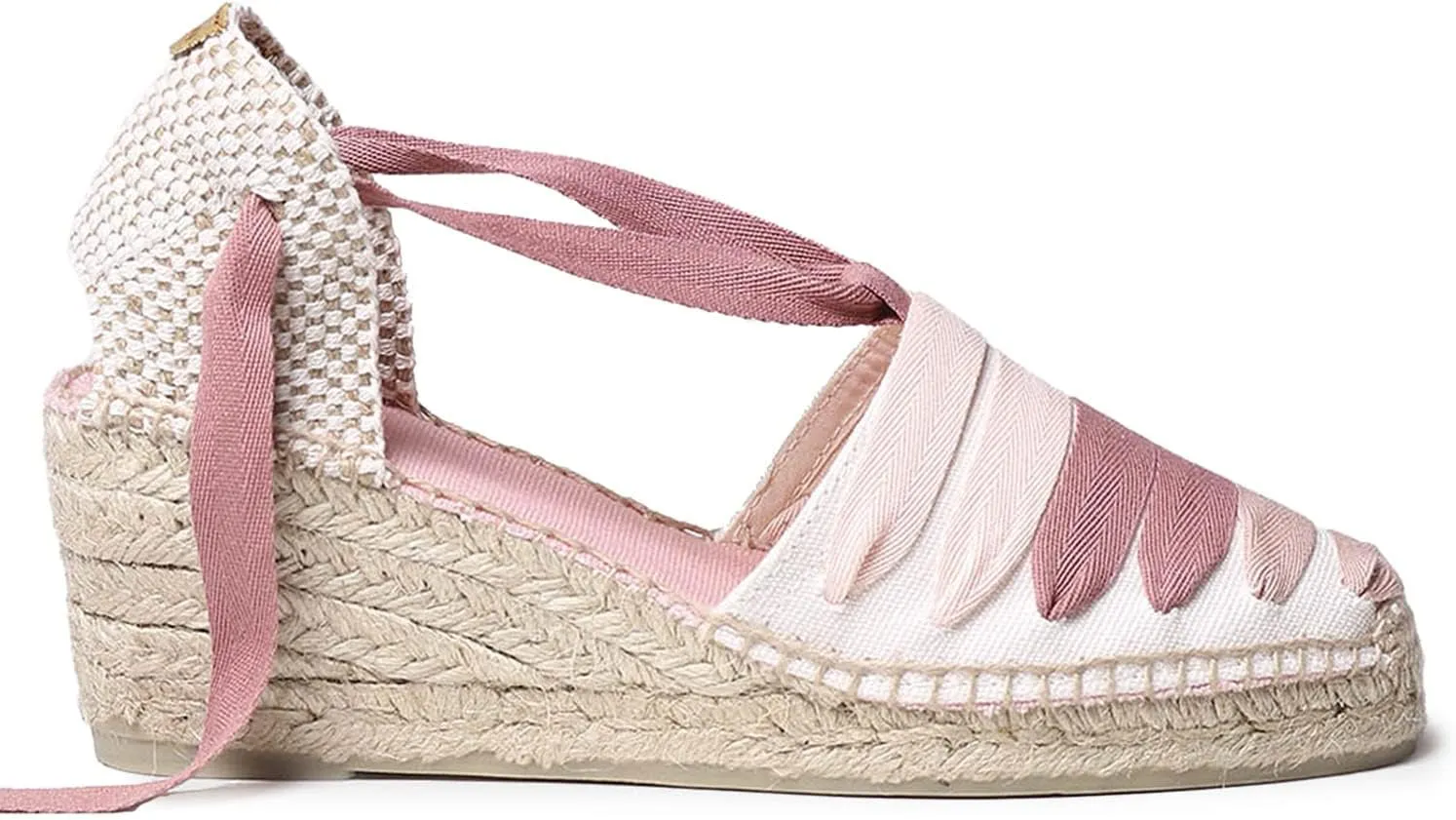 TONI PONS Viola Women's Vegan Wedge Espadrille made of cotton canvas.