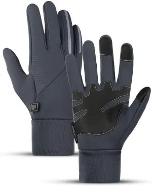 Touch Screen Running Gloves Anti-Slip Palm - Warm Thermal - Waterproof Windproof - Shock-Absorbing Reflective Outdoor Sport Gloves Cycling Gloves Warm Winter Gloves for Men Women