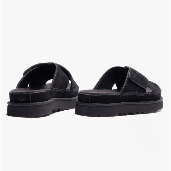 UGG GOLDENSTAR Womens Cross Slide Sandals Black