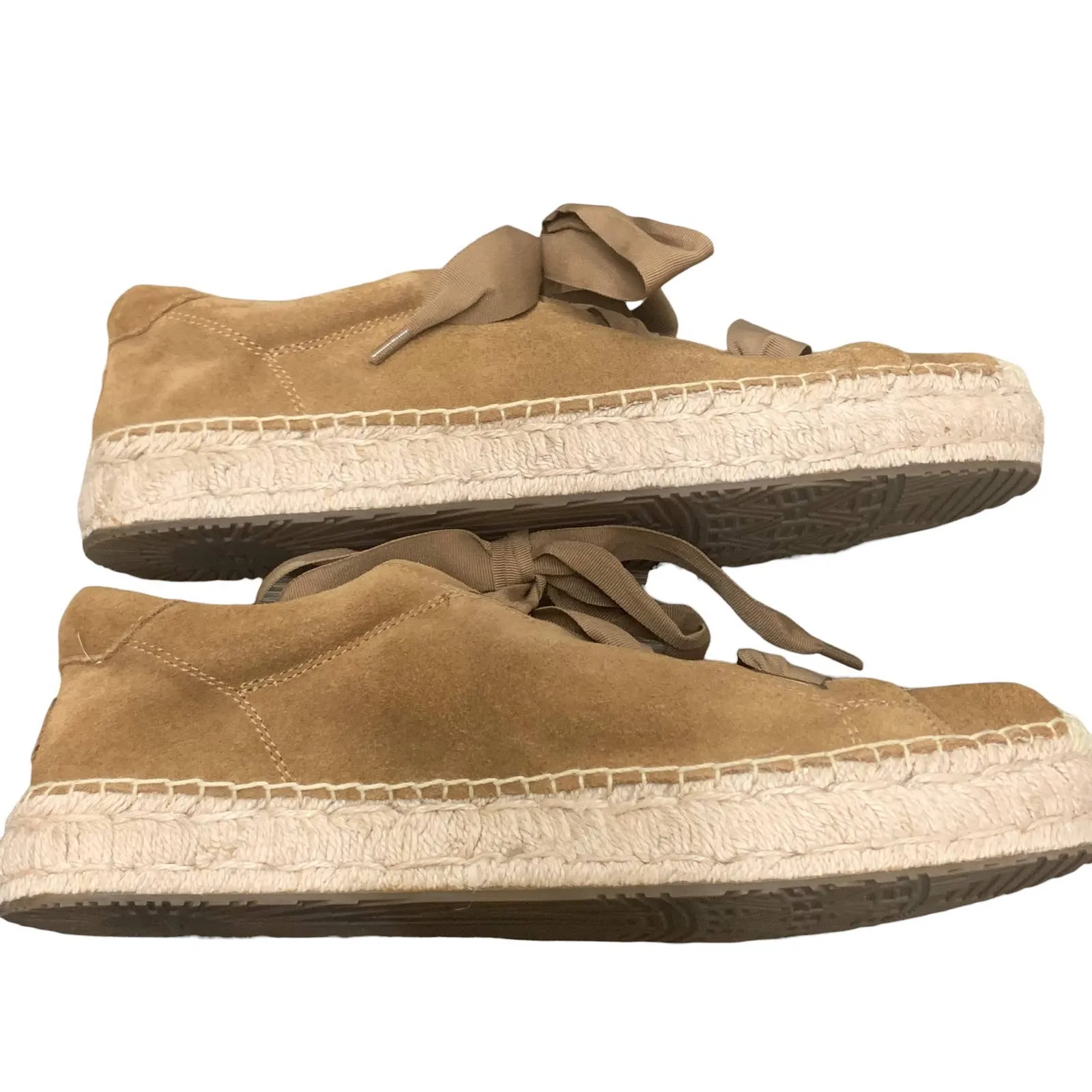 Ugg "Brianna" Espadrille Sneakers Chestnut Suede SZ US 12