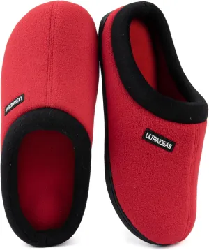 ULTRAIDEAS Women's Cozy Fleece-Lined Memory Foam Slippers with Anti-Slip Rubber Sole for Indoor/Outdoor