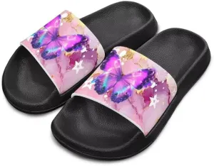 Unisex Slides for Girls Boys Comfortable Slippers Slides Non-slip Shower Shoes House Fashion Thick for Indoor & Outdoor Gifts
