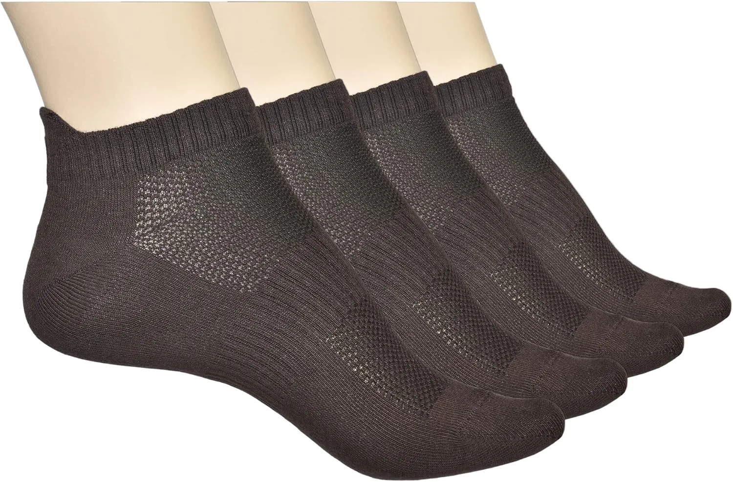 Unisex Thin Rayon Ankle Socks, Breathable Low Cut Athletic Running Sports Socks for Women and Men 4-8-12 Pairs