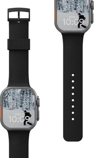 URBAN ARMOR GEAR UAG Compatible with Apple Watch Band 42/41/40mm & 49/46/45/44mm iWatch Series Ultra 2/Ultra/4-10/SE 2/SE DOT, Sport Soft Silicone Breathable Replacement Watch Strap for Women Men