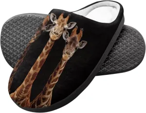 Veniyate Kids Fuzzy House Memory Foam Slippers Bedroom Shoes Cozy Indoor Slide for Boys Girls