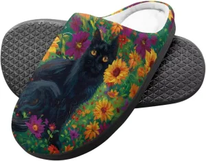 Veniyate Kids Fuzzy House Memory Foam Slippers Bedroom Shoes Cozy Indoor Slide for Boys Girls