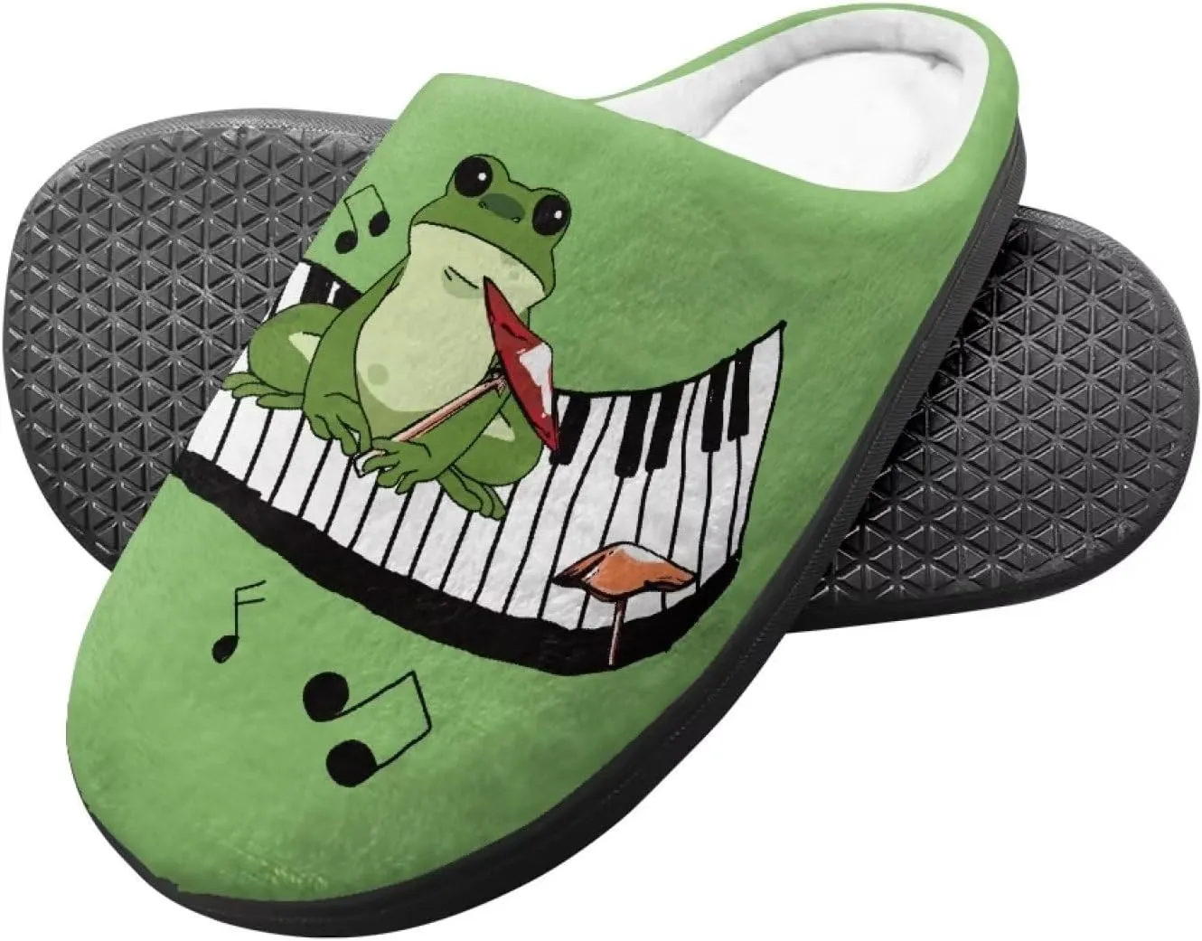 Veniyate Kids Fuzzy House Memory Foam Slippers Bedroom Shoes Cozy Indoor Slide for Boys Girls