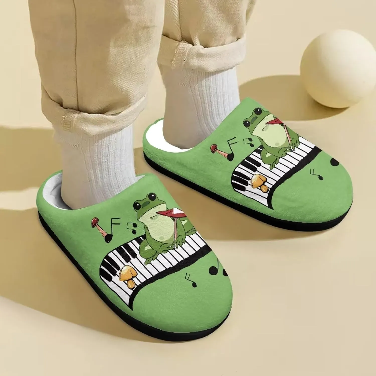 Veniyate Kids Fuzzy House Memory Foam Slippers Bedroom Shoes Cozy Indoor Slide for Boys Girls