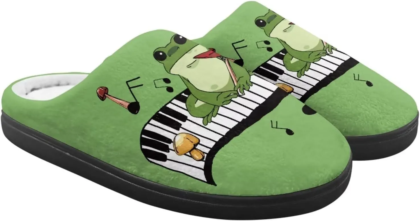 Veniyate Kids Fuzzy House Memory Foam Slippers Bedroom Shoes Cozy Indoor Slide for Boys Girls