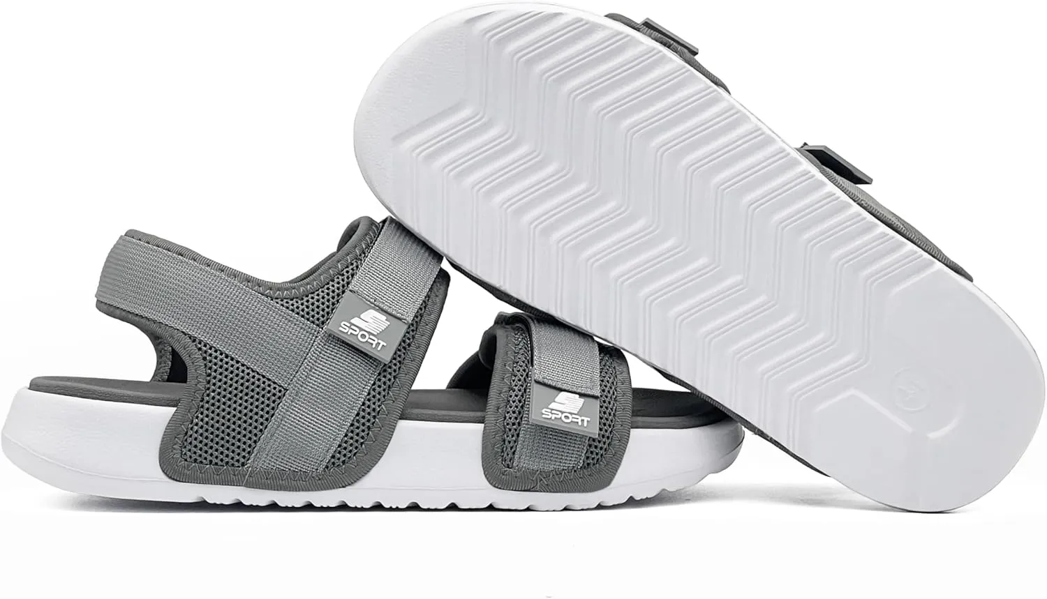 Walking Sandals for Men Summer Athletic Sandals Comfort With Back Strap Adjustable Open Toe Shoes Beach for Casual Travel Outdoor
