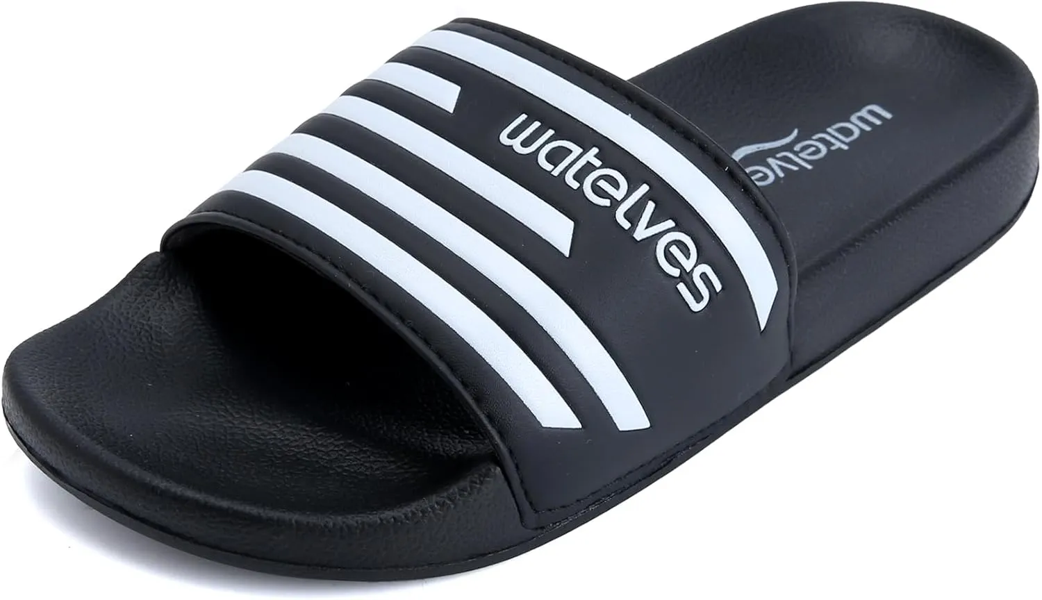 WateLves Girls & Boys Slide Sandals Kids Summer Slippers Slip On for Outdoor Beach Pool Shower (Little Kid/Big Kid)