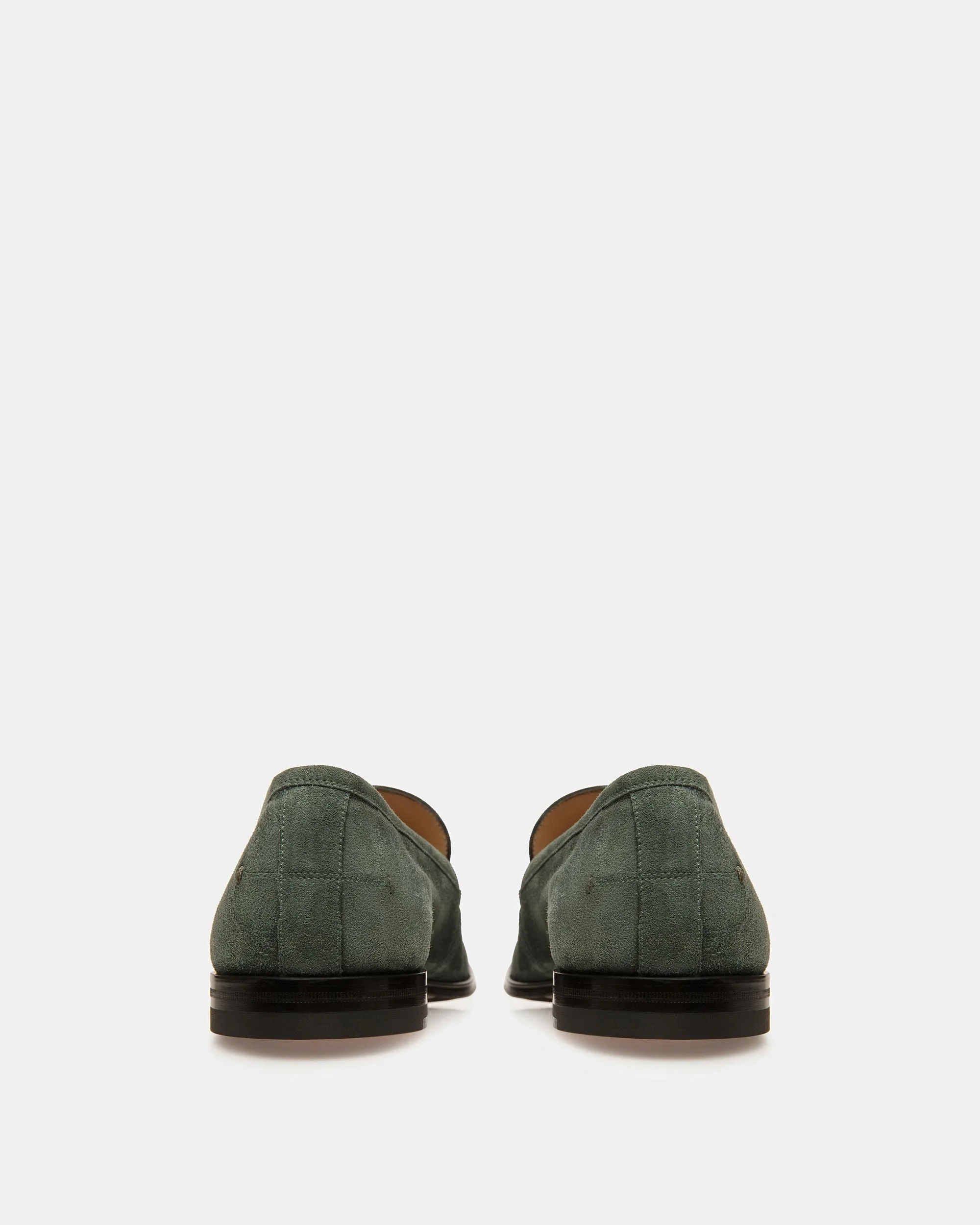 Webb Leather Loafers In Sage