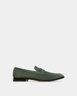 Webb Leather Loafers In Sage