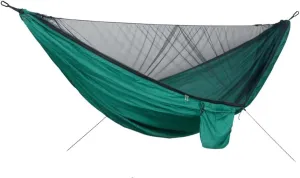 Wild Camping,mosquito Net Camping,Nylon Material, Encrypted Anti-mosquito Netting, Portable Drawstring Quick-open Outdoor Hammock, Suitable for Camping, Camping, Beach and Travelling(Dark Green)