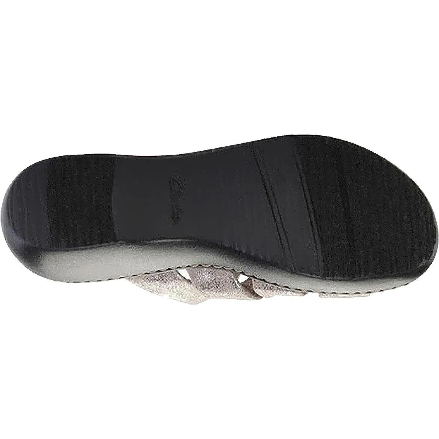 Women's Clarks Delana Jazz Pewter Metallic Leather