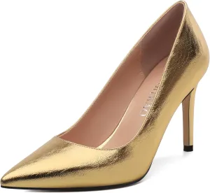 Women's Pumps, Pointed Closed Toe Stiletto High Heels, Fashion Solid High Heel Shoes for Women