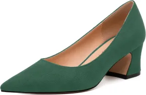 Women's Pumps, Pointed Toe Low Heel Shoes, Fashion Womens Dress Pumps for Daily Party Work