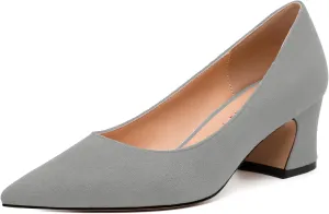 Women's Pumps, Pointed Toe Low Heel Shoes, Fashion Womens Dress Pumps for Daily Party Work