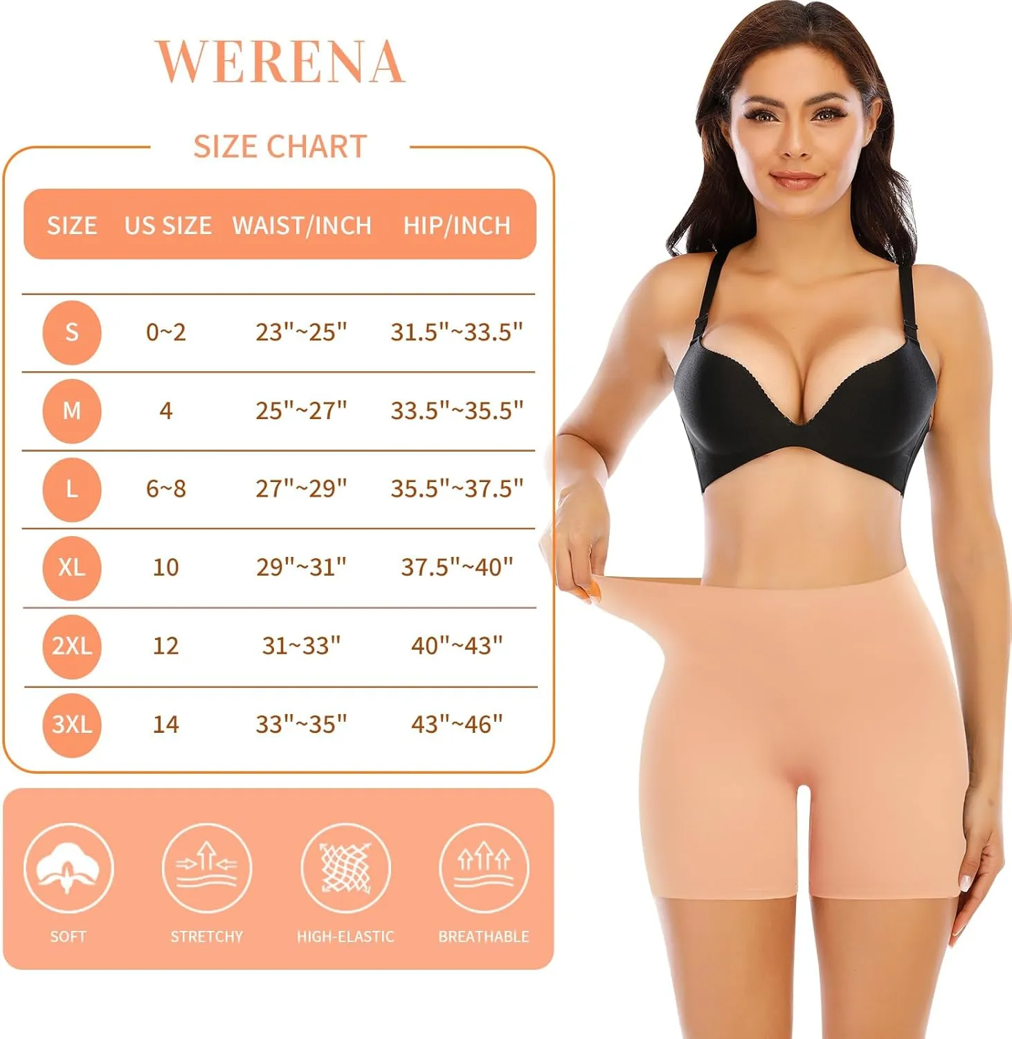 Womens Seamless Shaping Boyshorts Panties Tummy Control Underwear Slimming Shapewear Shorts