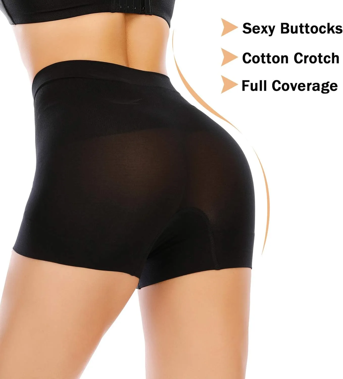 Womens Seamless Shaping Boyshorts Panties Tummy Control Underwear Slimming Shapewear Shorts