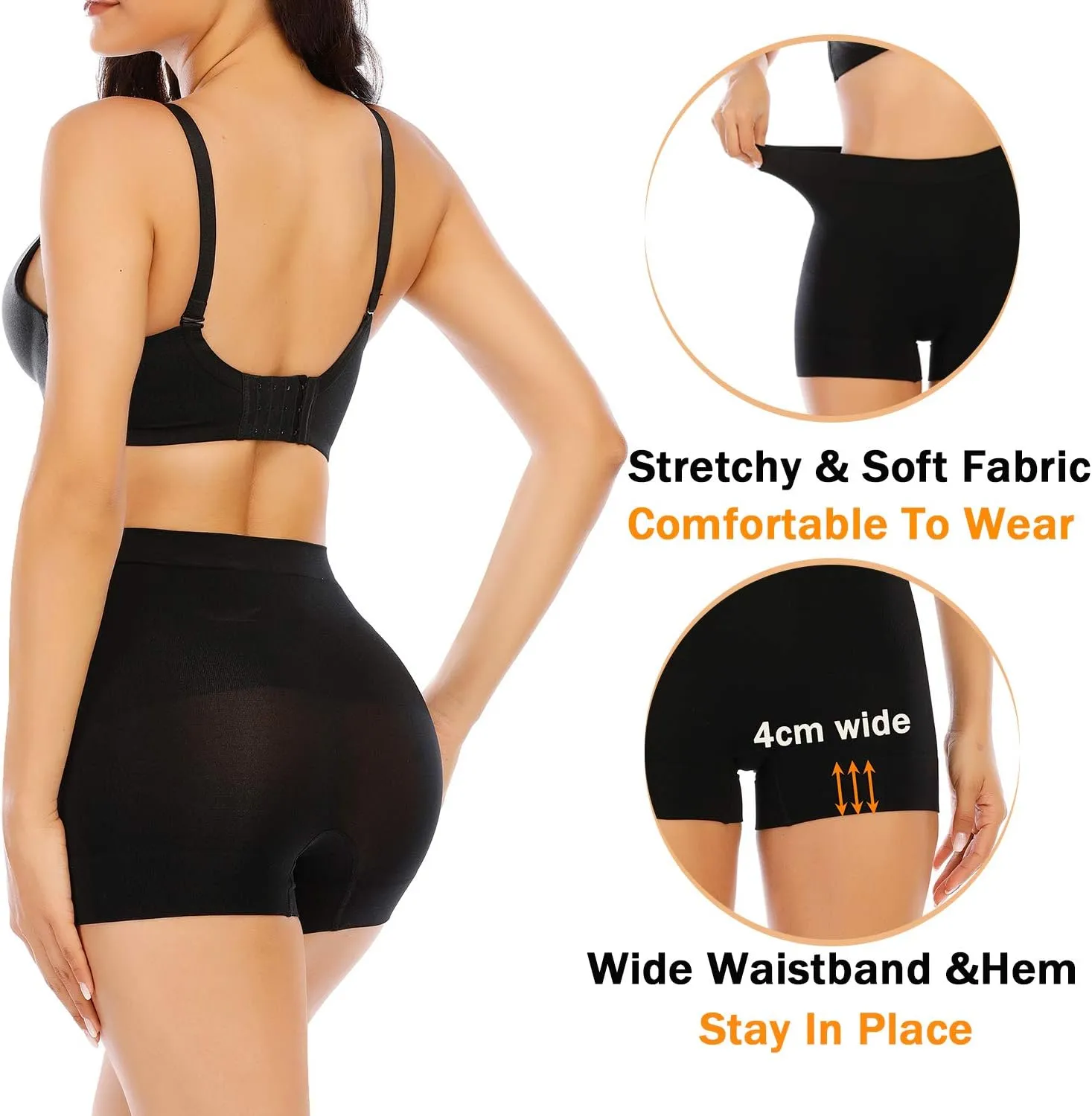 Womens Seamless Shaping Boyshorts Panties Tummy Control Underwear Slimming Shapewear Shorts