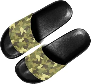 Women's Slide Sandals Fashion Summer Beach Shoes House Slides Comfortable Shower Sandals Anti-skid Bathroom Slippers SizeUS 6-13.5