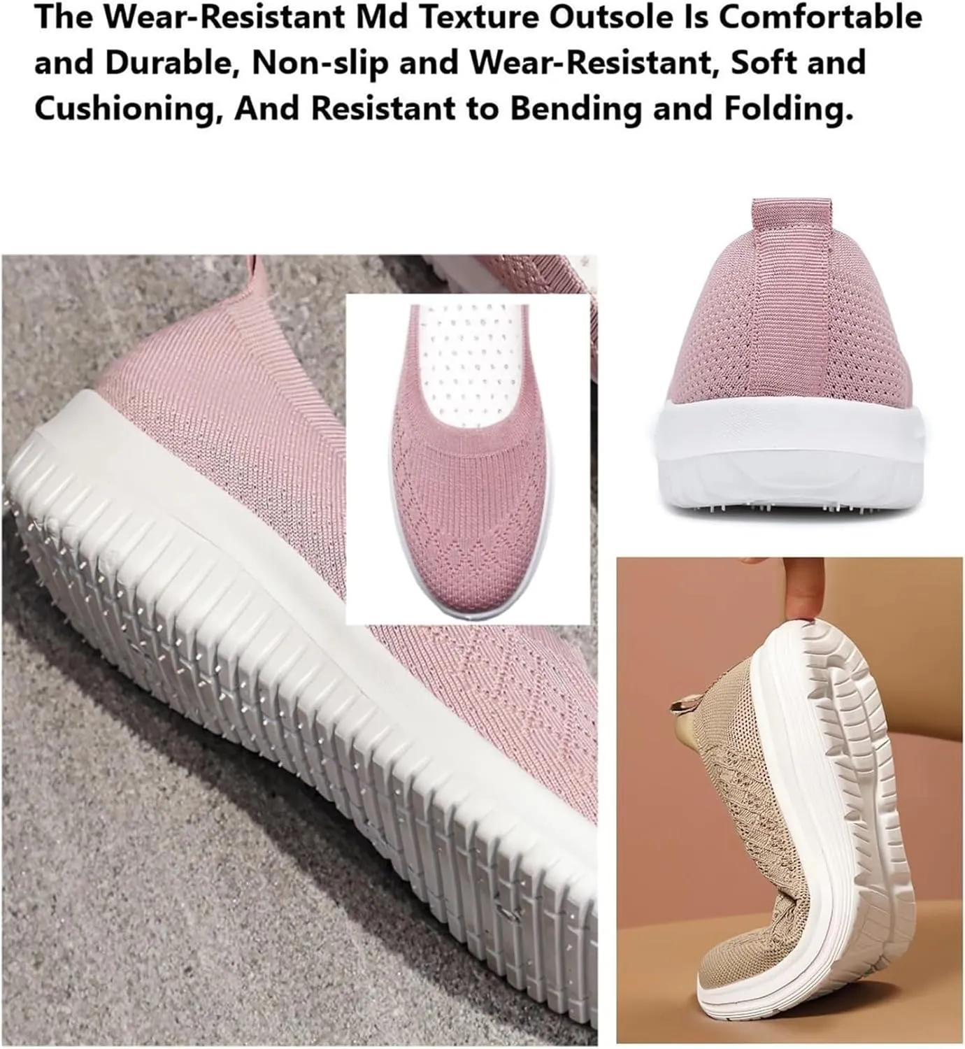 Womens Woven Orthopedic Breathable Soft Shoes Go Walking Women’s Breathable Walking Shoes Slip On Mesh Knitted Flats Gym Sneakers Lightweight Casual Easy Shoe Arch Support Orthopedic Flat Footwear