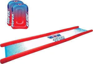 WOW Sports Super Slide Giant Backyard Slip and Slide with Sprinkler, Extra Long Water Slide 25 x 6 ft