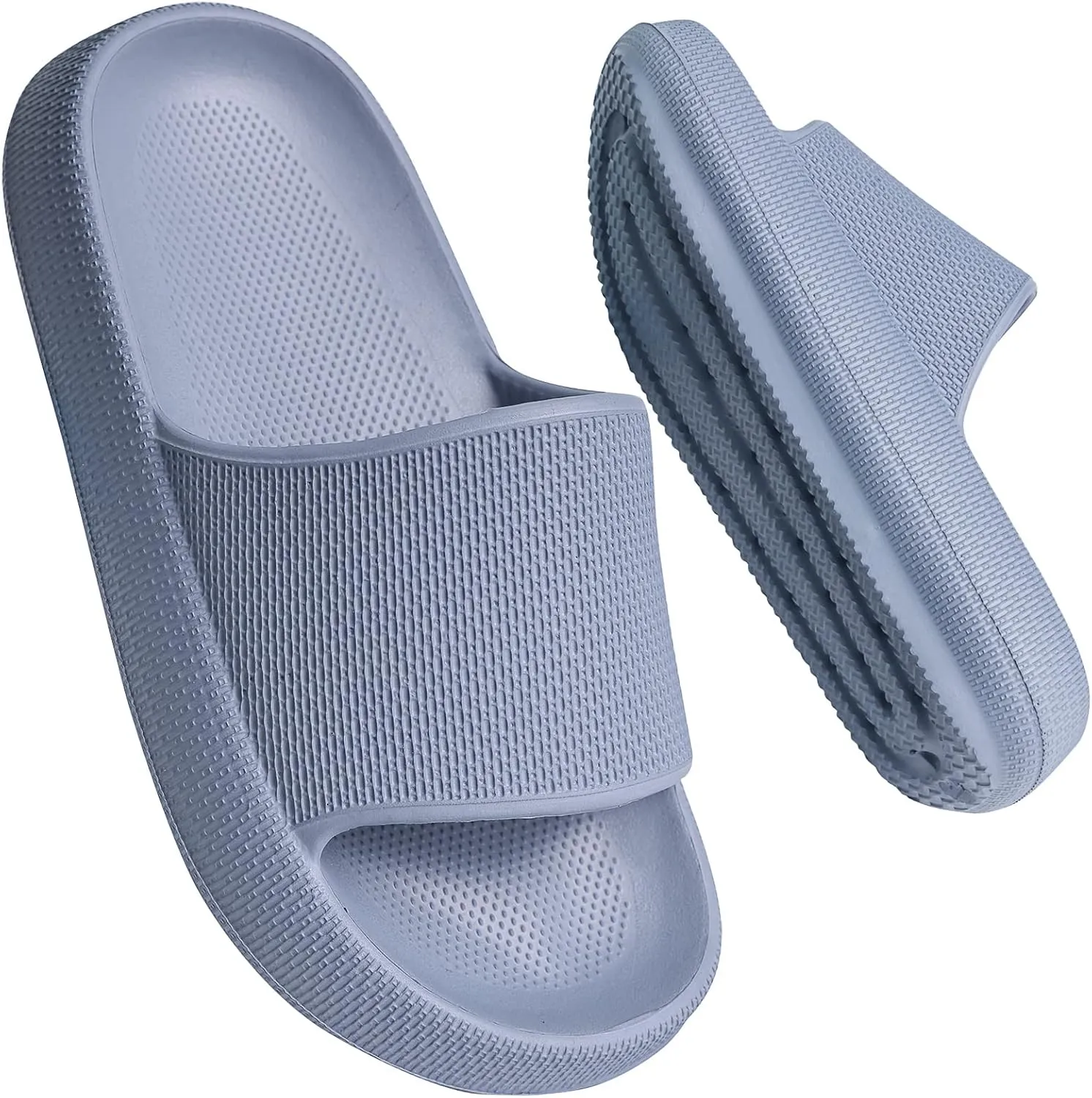 WYSBAOSHU Kids Cloud Slides Girls Boys Slip On Slide Sandals Comfort Non-Slip Thick Sole Slippers Summer Shower Shoes Pool Beach Water Shoes