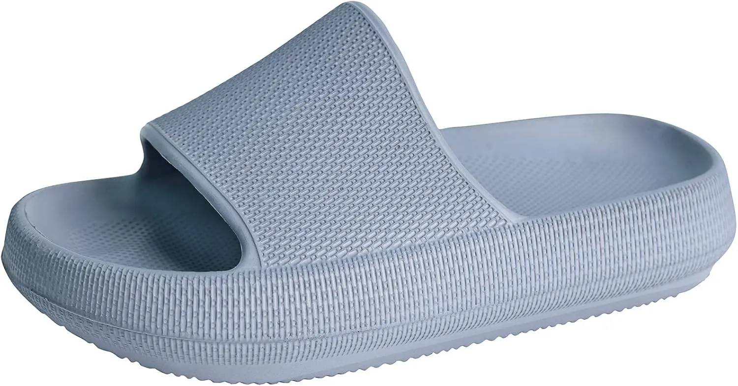WYSBAOSHU Kids Cloud Slides Girls Boys Slip On Slide Sandals Comfort Non-Slip Thick Sole Slippers Summer Shower Shoes Pool Beach Water Shoes