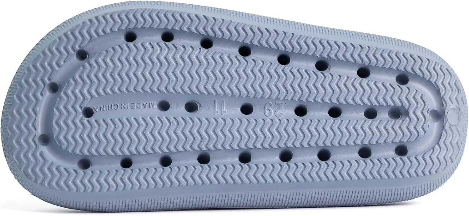 WYSBAOSHU Kids Cloud Slides Girls Boys Slip On Slide Sandals Comfort Non-Slip Thick Sole Slippers Summer Shower Shoes Pool Beach Water Shoes
