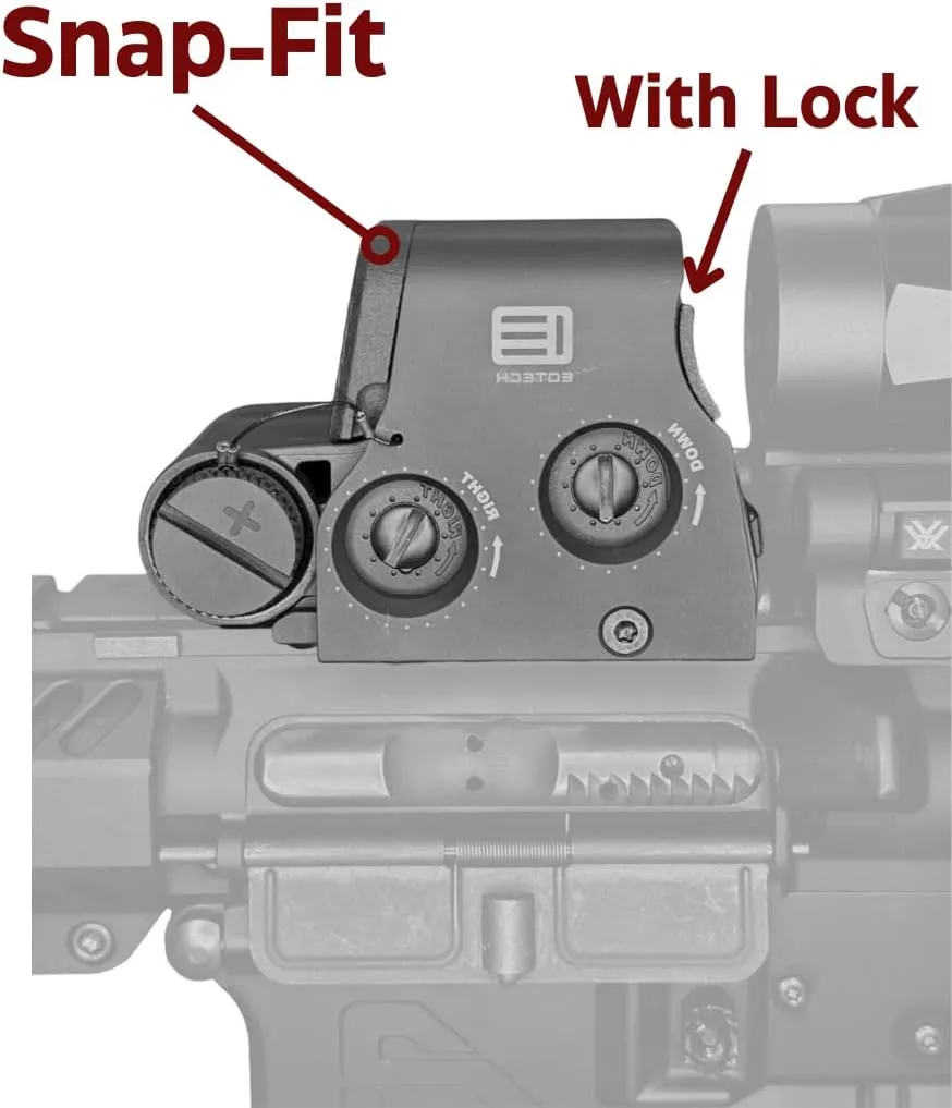 XPS/EXPS Killflash Compatible for EOTech EXPS2 | XPS2/3 Optic | Hex Cover ARD Anti-Relective Device | G33 G43 G45 Magnifiers
