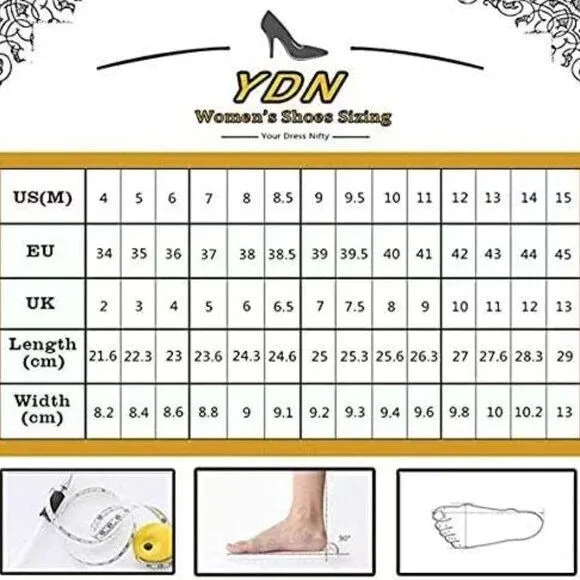 YDN Women Pointed Toe D'Orsay Ballet Flats V Cut Low Heels Slip On Office Dress