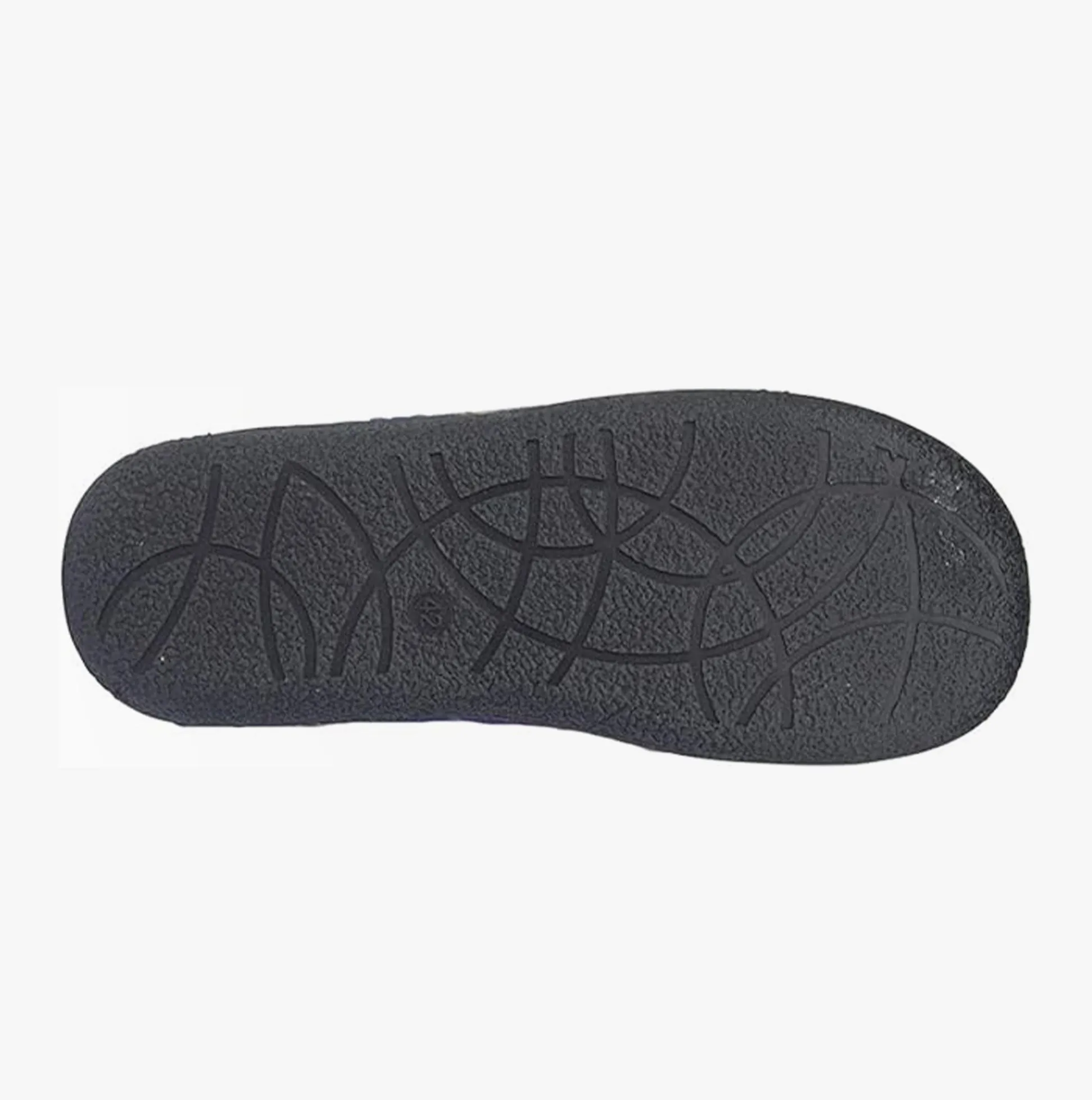 Zedzzz NOAH Mens Plush Velour Mule Slippers Grey