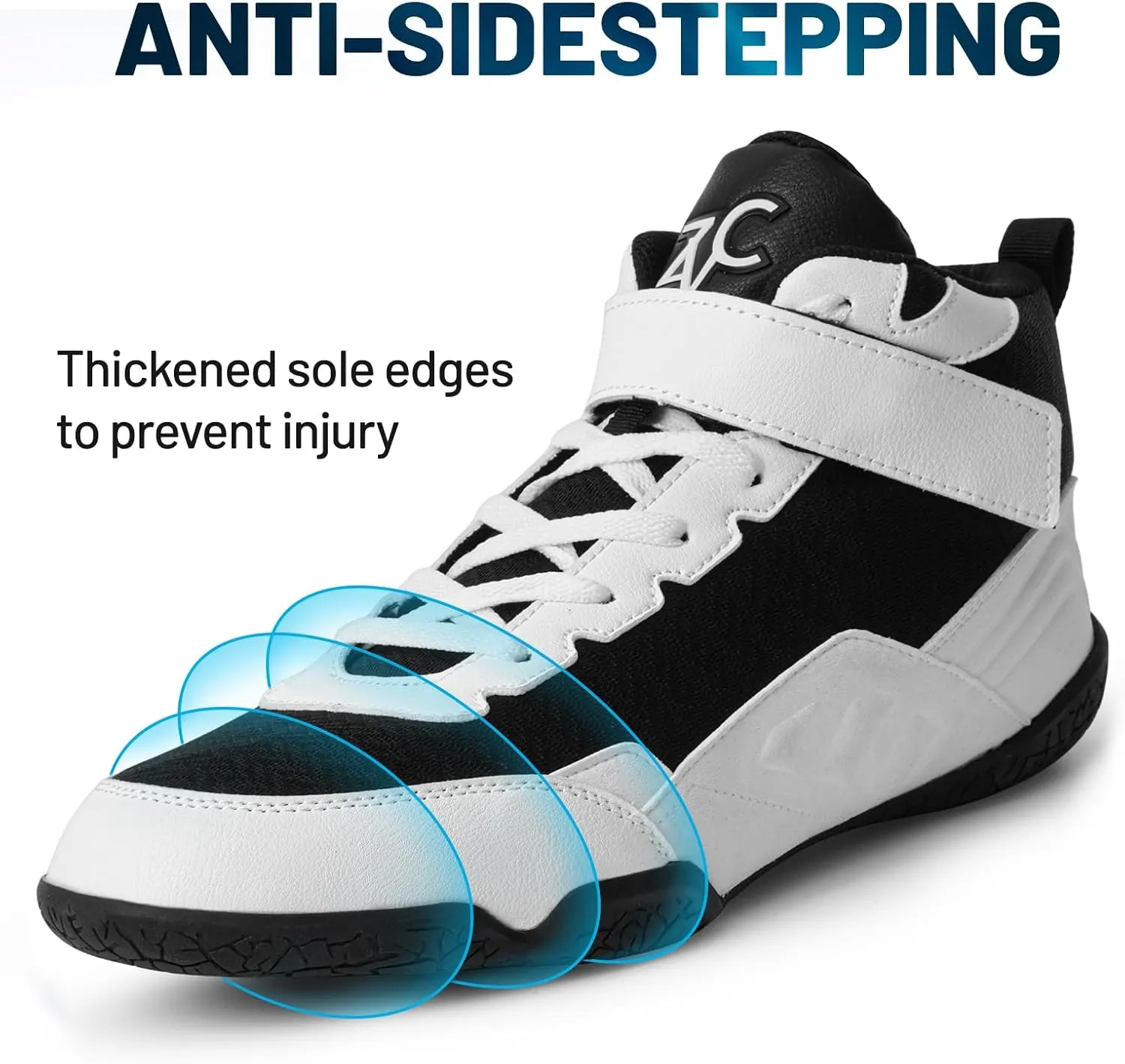ZVC Wrestling Shoes Men Boxing Shoes for Fighting Shoes Powerlifting Bodybuilding Boots Footwear