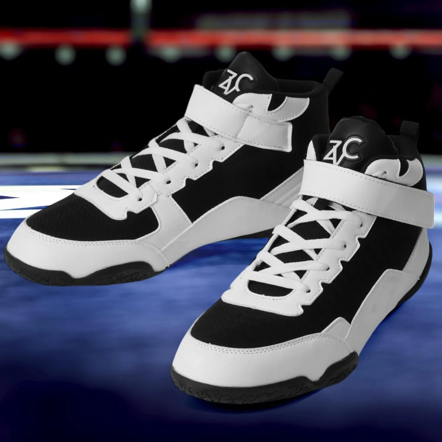 ZVC Wrestling Shoes Men Boxing Shoes for Fighting Shoes Powerlifting Bodybuilding Boots Footwear